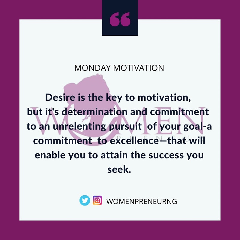 womenpreneurng's tweet photo. #MondayMotivation 
#mondaythoughts 
#entrepreneurlife https://t.co/oqa4Hs9P20