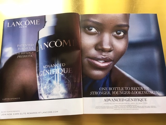 Off to a bad start,  @lancomeUSA. 7 pages pushing 'younger skin'. Good on diversity, bad on  #ageism. I want to give my money to a skincare brand that celebrates the skin I have now, on older models  @condenast  @voguemagazine  #VogueHope  #SeptemberIssue  #LiveOlder  #SayYourAge