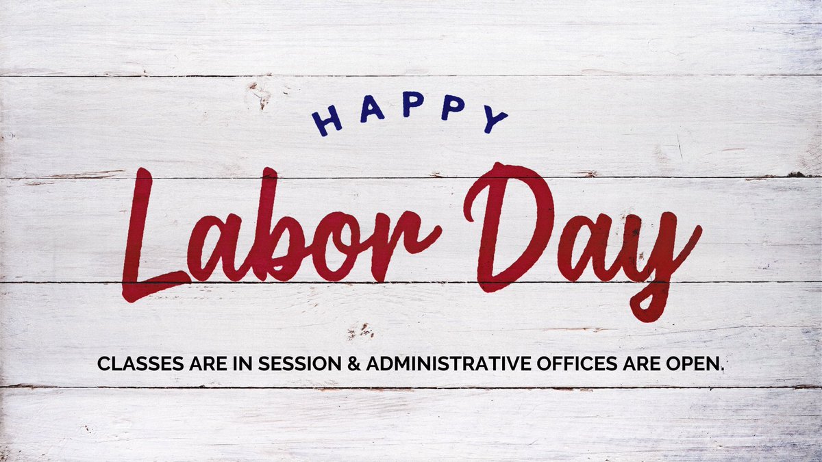 Happy Labor Day!