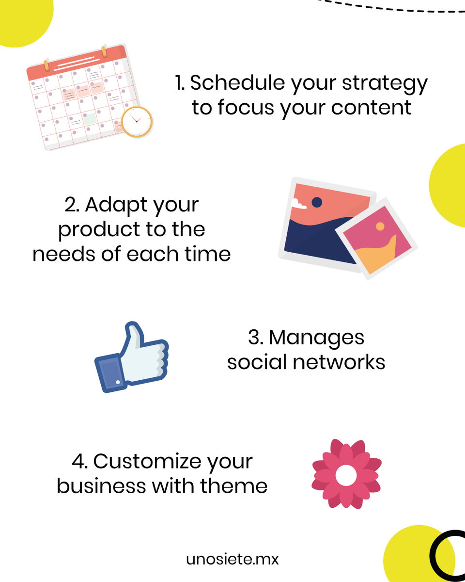 unosiete_mx's tweet photo. The audience is looking for something motivating, strong and trustworthy. And your business already fulfills these 4 actions? We say you how...
#unosiete #post #strategys #schedule #adapts #personalize #FelizLunes #7deseptiembre #BuenLunes https://t.co/QpkfX6qbbP