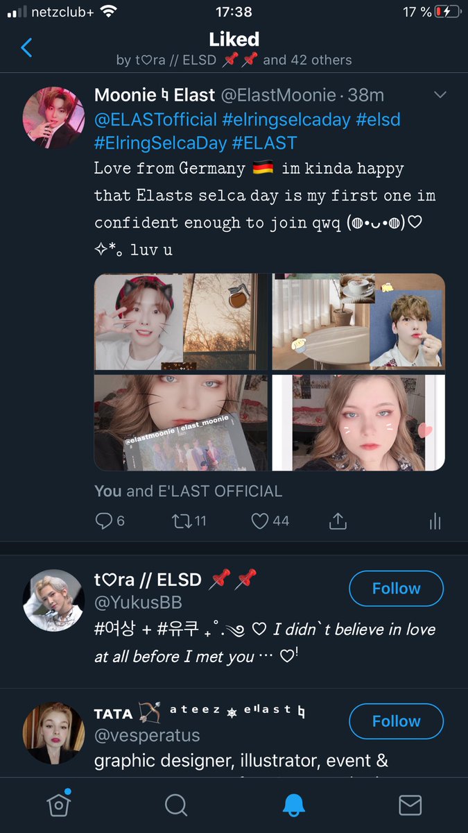 ElastMoonie's tweet photo. LEAVE YALL ARE TOO SWEET
♥(๑> ₃ <)♥ #Elast #ELAST #Elastselcaday #ELSD https://t.co/1tgsNh8gQZ