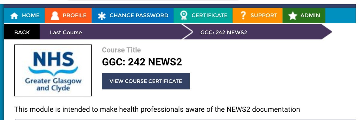 ehamilton192's tweet image. 1/ Great effort 👏 In the last month over 2,500 staff in @NHSGGC have completed the NEWS2 LearnPro module. Important that ALL staff involved in using NEWS2 complete it #news2iscoming #learnpro