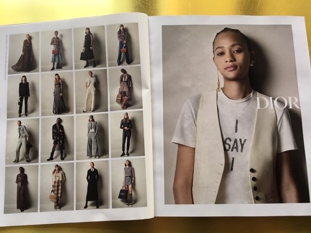 . @Dior has gone for the catalogue approach - featuring something we saw a lot of in last year's  @condenast  @voguemagazine  #SeptemberIssue and I'm sure we'll even see more of this year: CCD. Carefully Calibrated Diversity.  #VogueHope