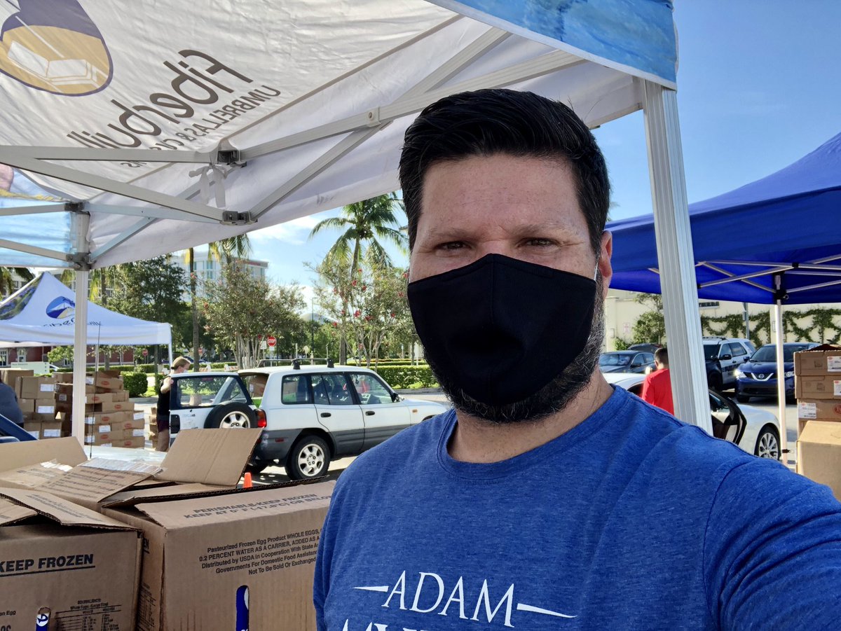 adammmyron's tweet photo. Adam is spending his #LaborDay helping those in need. #PublicService #AdamMyronForJudge #PalmBeachCounty #VoteNovember3rd #MyVotesMyron https://t.co/HJq57iEvWd https://t.co/pB3QSD2jvv
