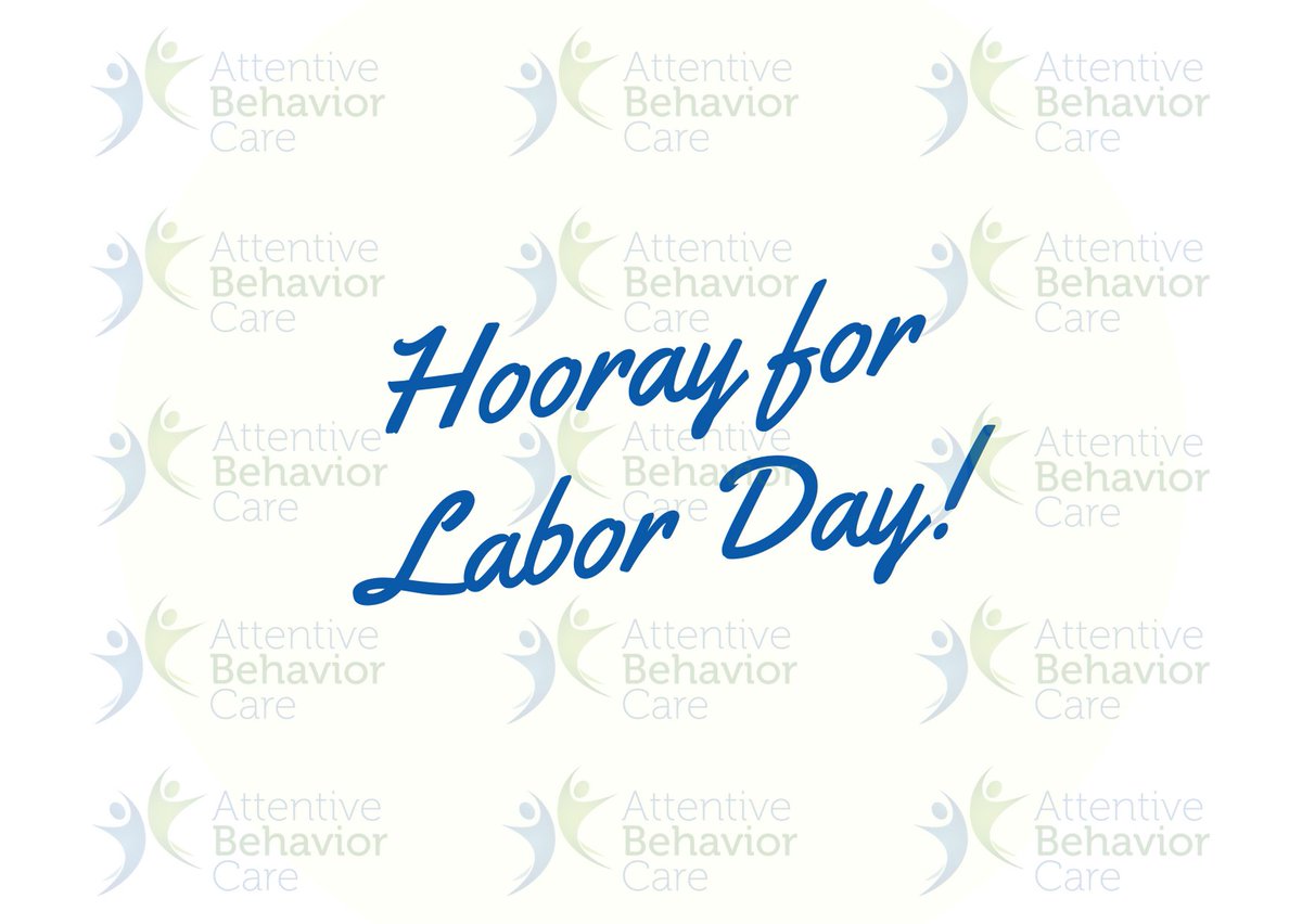 AttentiveBehav's tweet photo. Happy Labor Day!

With hard work comes great satisfaction. Enjoy your Labor Day. 

- From all of us at "Attentive Behavior Care"
_______
 #ABA #BCBA #AppliedBehaviorAnalysis #ASD #autism #autismawareness #autismacceptance #behavior #hope #family #HappyLaborDay #LaborDay #Holiday https://t.co/29z7Jzg5h4