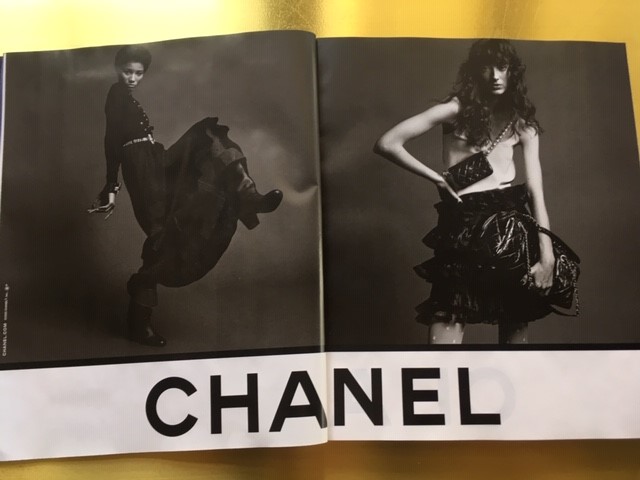 . @chanel - carefully calibrated diversity, advertising like this was a year like any other.  @condenast  @voguemagazine  #VogueHope  #SeptemberIssue