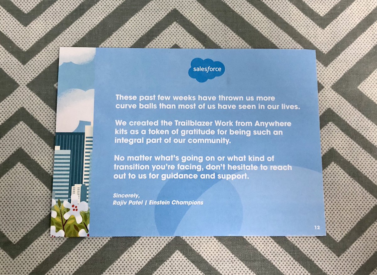 Box of happiness be like this!!
Thank you so much <a href="/salesforce/">Salesforce</a> and <a href="/_rajivpatel_/">Rajiv Patel</a>  for this amazing work from home kit. #einsteinchampion