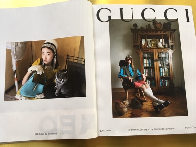 . @gucci is doing incredibly well, so figures they'd do more of the same - but  @gucclove, what a missed opportunity to bring your eccentric brilliance and creativity to acknowledging 2020 in your ads.  @condenast  @voguemagazine  #VogueHope  #SeptemberIssue  #GucciTheRitual