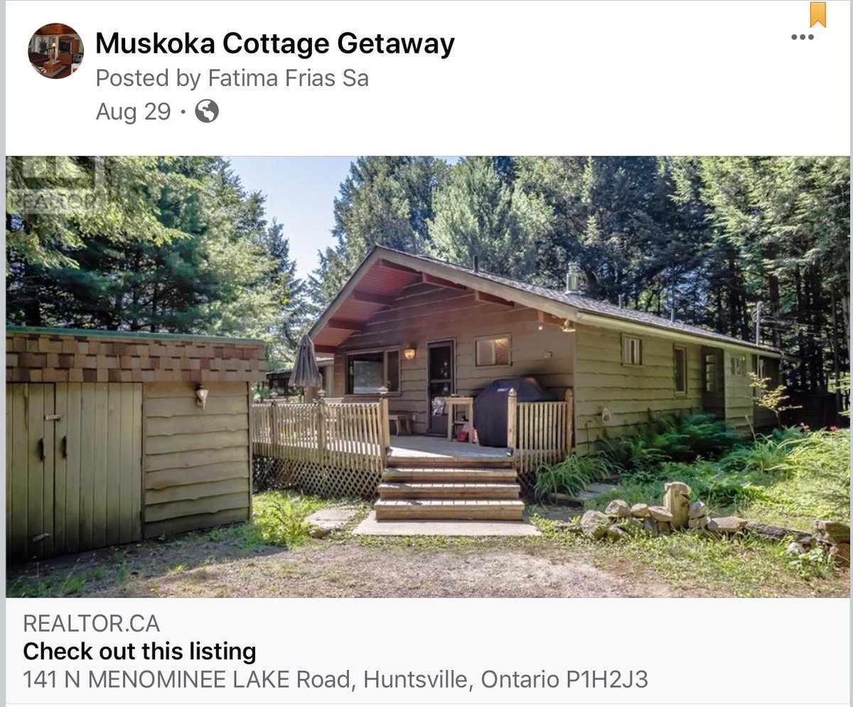 Selling our gem, #Muskokaliving #cottagelife #escapethecity 
#familycottage #cozyliving