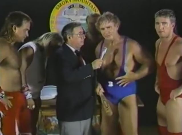 BTT_Podcast's tweet photo. I've been meaning to post these. Here's a bunch of images of #BulletBobArmstrong from his Smoky Mountain Wrestling days. One more time #RIPBulletBobArmstrong. Thank you for being one of the best in wrestling and for being a great human being. Rest easy Bullet. 1 https://t.co/r0HuYcx2aY
