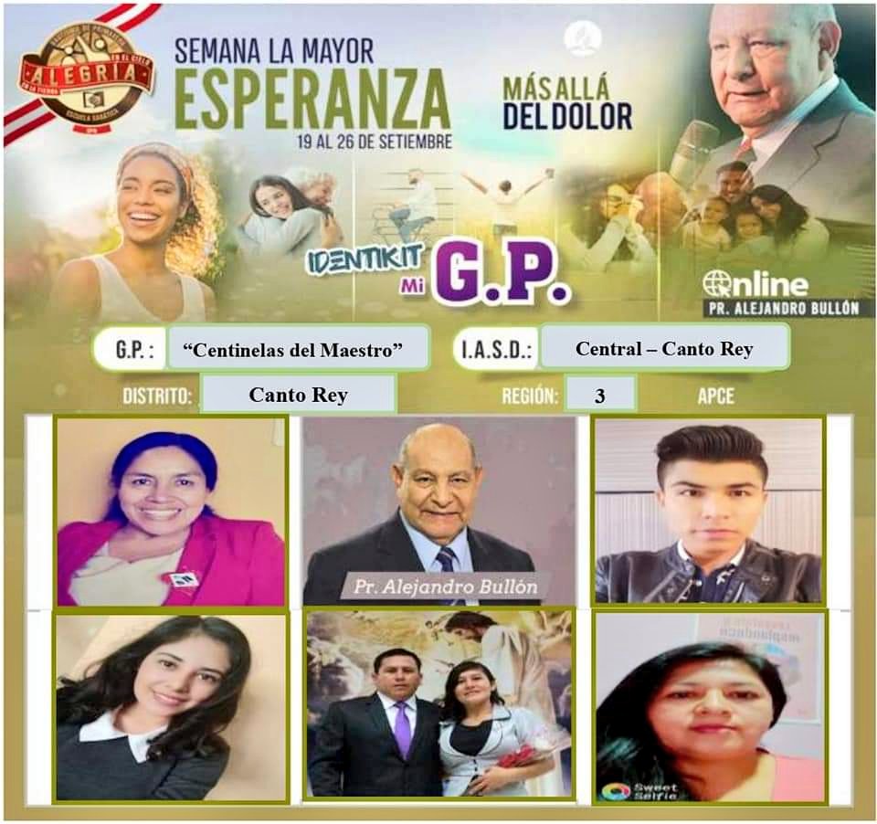 Pr_JorgeAlva's tweet photo. El #DMCantoRey estamos listos para el #BautismoDePrimavera y la Semana de Evangelismo #OnLine #LaMayorEsperanza con el Pr. Alejandro Bullón | 19-26 de Setiembre. Únete y participa
@AdventistasUPN
@AdventistasAPCE
@bill_quispe
@OmarBullon
@hectorroncal
@PrUrcia https://t.co/BnliheF9Mx