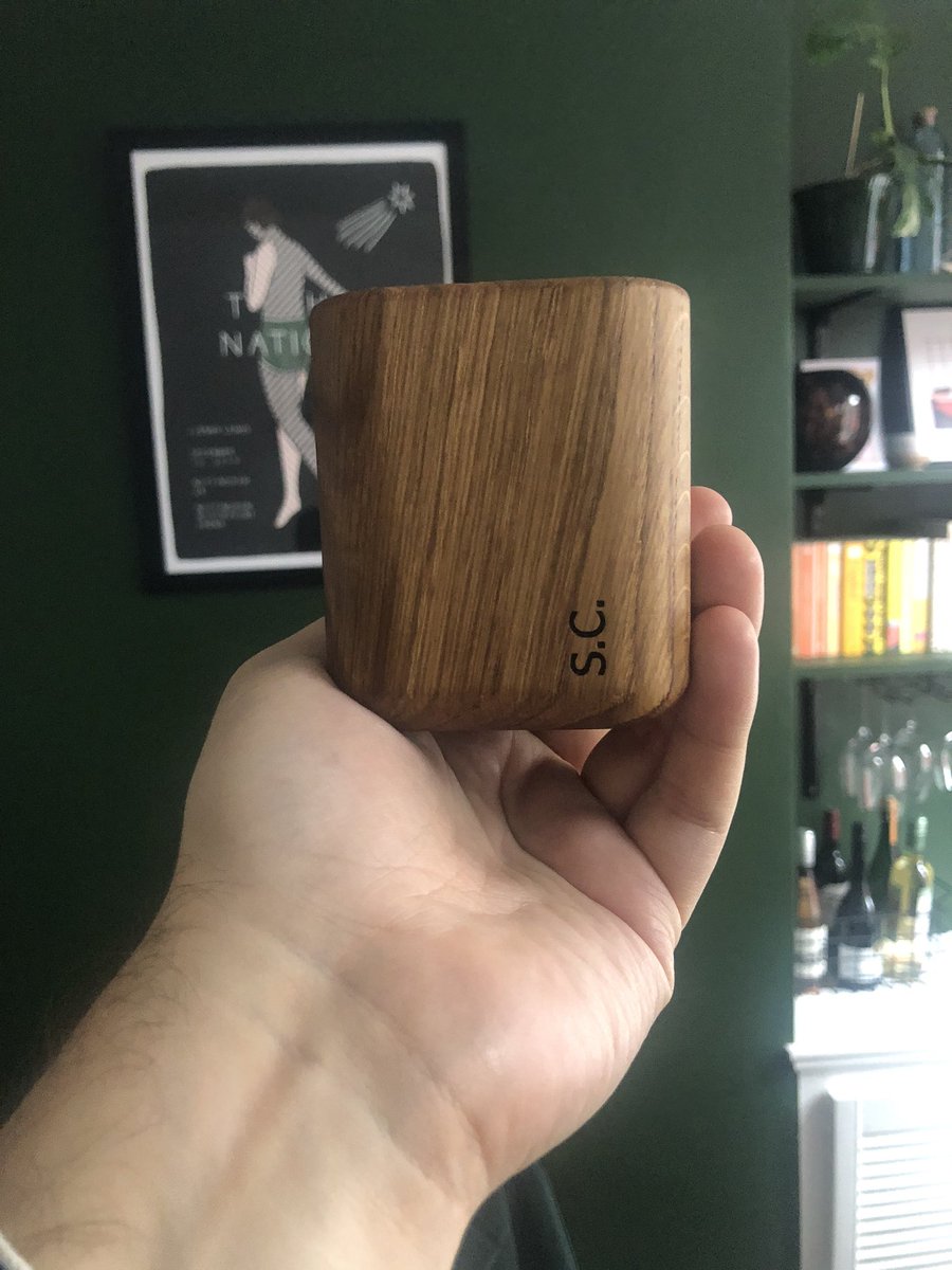 They fix bikes, have pina colada slush puppy machines, give free eye pokes, and now, best of all, buy personalised hand-carved whisky cups as presents. <a href="/LadyLuco/">Lucy Morton</a> and <a href="/kylegatier/">Kyle Gatier</a> are the best neighbours you could wish for.