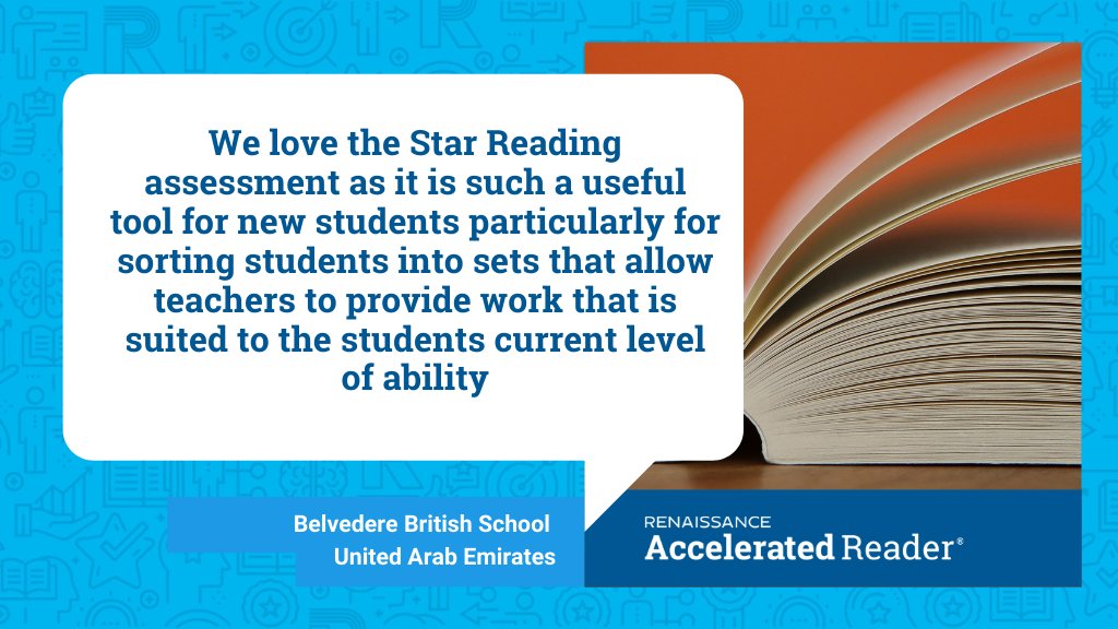 RenLearn_int's tweet photo. "With Renaissance Learning solutions, it is much easier to track progress. Our students enjoy using devices such as iPads, so myON has mainly engaged students who were otherwise unmotivated to read." https://t.co/rQiyNkQUOS #preparationforlife https://t.co/0WNxAhi9Iz