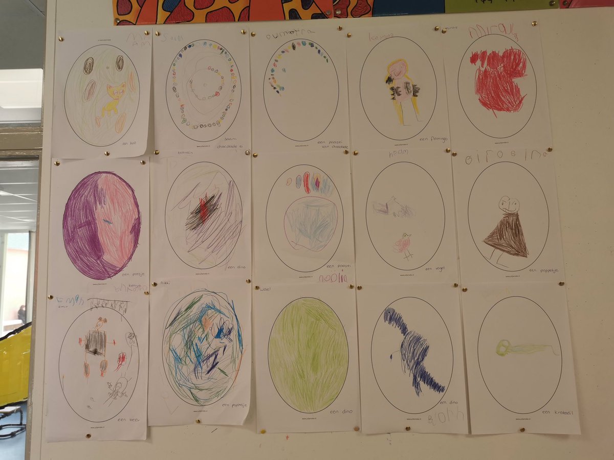 obsDePionier's tweet photo. Vanmorgen hebben wij drie eieren gevonden op het schoolplein. Wij waren heel benieuwd wie die eieren gelegd hebben. https://t.co/PTZIMwVHMw