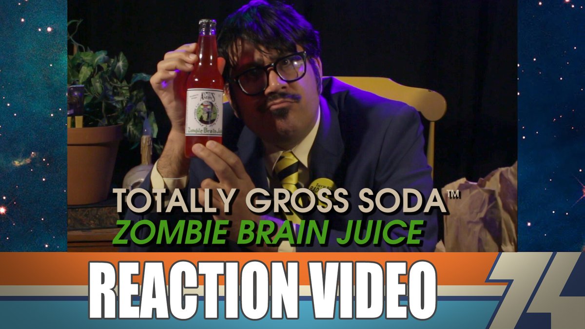 bestowprod's tweet photo. Unscripted, live reaction video to #ZombieBrainJuice, with your ever loving horror host of Cinema Insomnia - @MisterLobo. This is video 1 of 3 in the #TotallyGrossSoda reaction series.
#reactionvideo #tries #SODAsgusting #Averys #tastetest
https://t.co/AsHEUKsc86 https://t.co/6Fdws3jEDq