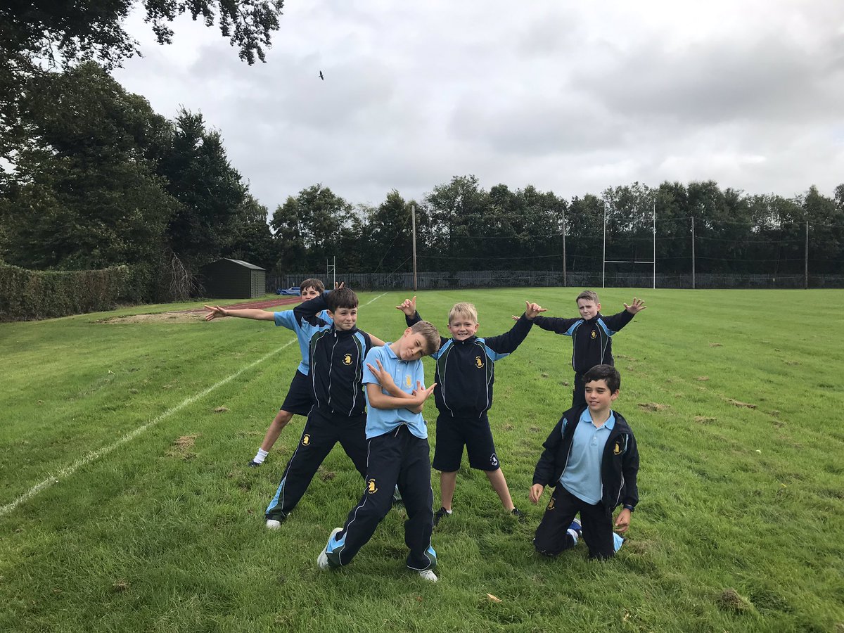 StGS_JunSport's tweet photo. A perfect first day for the Junior School games programme to begin. Smiling happy faces covered the school grounds. Well done all. https://t.co/P5FKNvkeJm