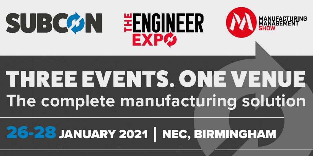 MMShow2021's tweet photo. NEW DATES: The Manufacturing Management Show is confirmed to take place from the 26-28 January 2021. Register your interest &amp; we'll keep you up-to-date with all event news 👉 https://t.co/ZUgDOGA9oQ https://t.co/4xXPeDeoOA