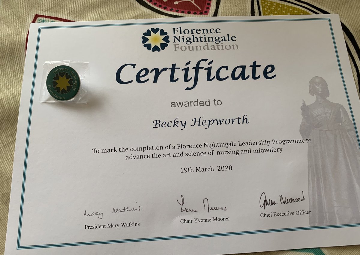 hepworth_becky's tweet photo. Came home to this today from @FNightingaleF Thank you for this opportunity to meet and grow with such a fab bunch of community nurses #fnfcomm1 @AuntieTats @rachelbrown09 and to @IOWNHS @DN_awebster for supporting me. https://t.co/lx2n3VuEKk