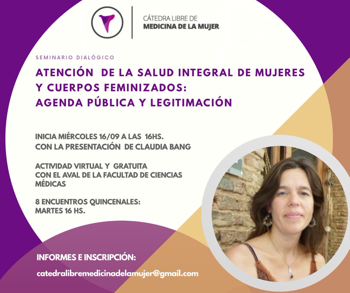 ATEBuenosAires's tweet photo. 💻✅Seminario de salud integral de las mujeres y cuerpos feminizados

Comenzará el 16 de septiembre. El departamento de Género y Diversidad participa del encuentro. Serán reuniones quincenales. Están organizados por Ciencias Médicas de la UNLP.
https://t.co/TCFnw5iUDD https://t.co/wafkk7AUU3