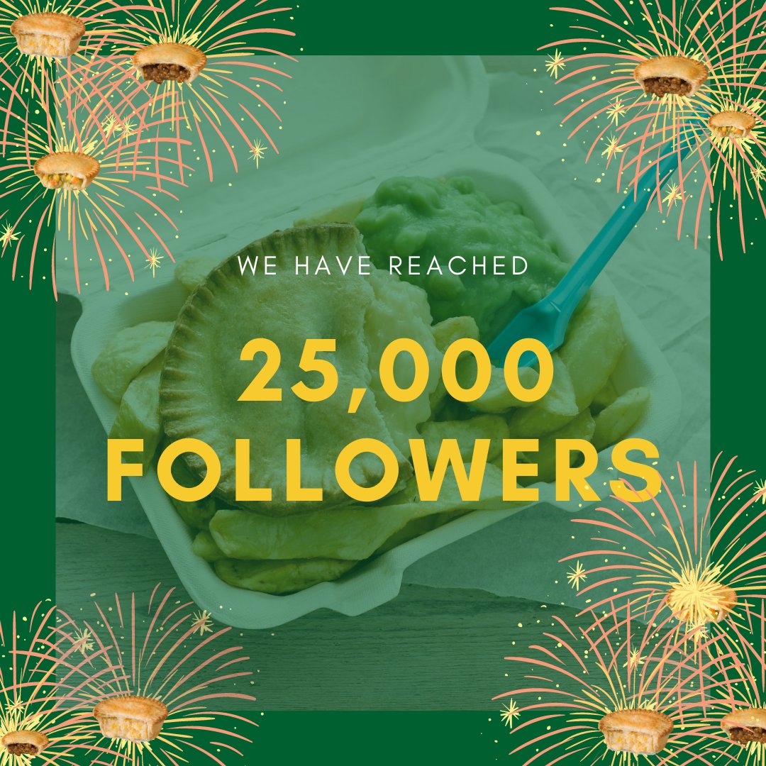HollandsPies's tweet photo. We've reached 25,000 followers on Twitter! To celebrate, we'll give 5 lucky winners a goody bag PLUS a year's supply of pies. All you have to do is RT to enter! https://t.co/BfYSlmDZWf