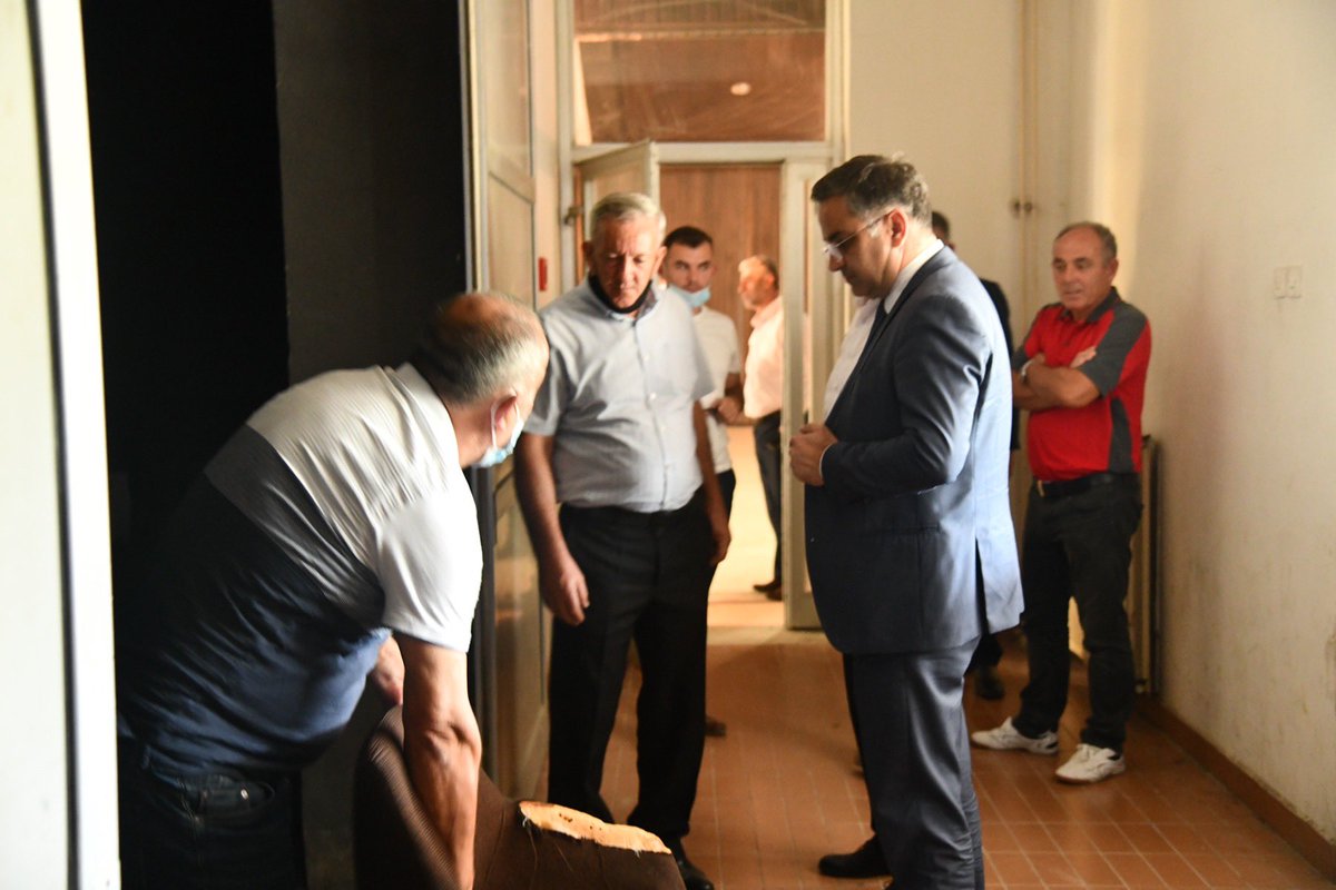 besnik_tahiri's tweet photo. #July1990 marks a turning point in #KS statebuilding. #DeclarationofConstitution, after decades of systematic oppression, was an expression of democracy. Today, in Kaçanik w/ Mayor@BesimIlazi, promised help of #RKSGov to restore the hall where #ConstitutionofKaçanik was approved. https://t.co/4G8HJrPqo6
