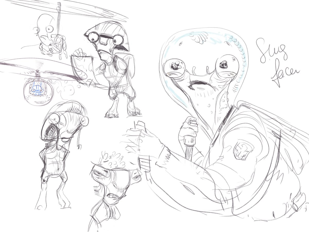 SpinnysJourney's tweet photo. Our little slug alien Spinny has gone through quite some phases since the start of the development, as we can see in those awesome sketches!
What do you think of the little guy? 

Join our discord : https://t.co/MiZyEdsDIb https://t.co/xNKgiqWsfk