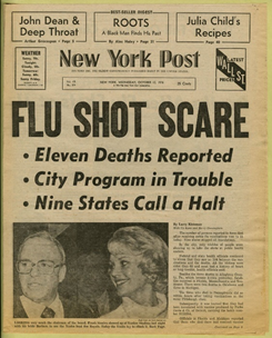 Particularly relevant may be rumors about vaccine safety in older persons. In 1976 several deaths in individuals >70 years occurred after receiving a shot. The vaccines were NOT the cause but the media jumped on the story and the perception of a link stuck.