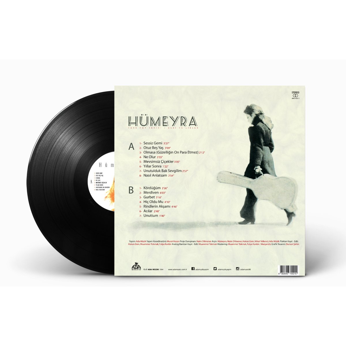 esenshop's tweet image. Hümeyra - Türk Pop Tarihi - Eski 45 likler (Plak) 1998 yılında Ada Müzik tarafından “TÜRK POP TARİHİ –ESKİ 45’LİKLER” serisi içinde sunulan HÜMEYRA albümü şimdi -ilk kez- Long Play formatında yayınlanıyor. bit.ly/326qmI1 #hümeyra #pop #plak #arşiv @adamuzikyapim