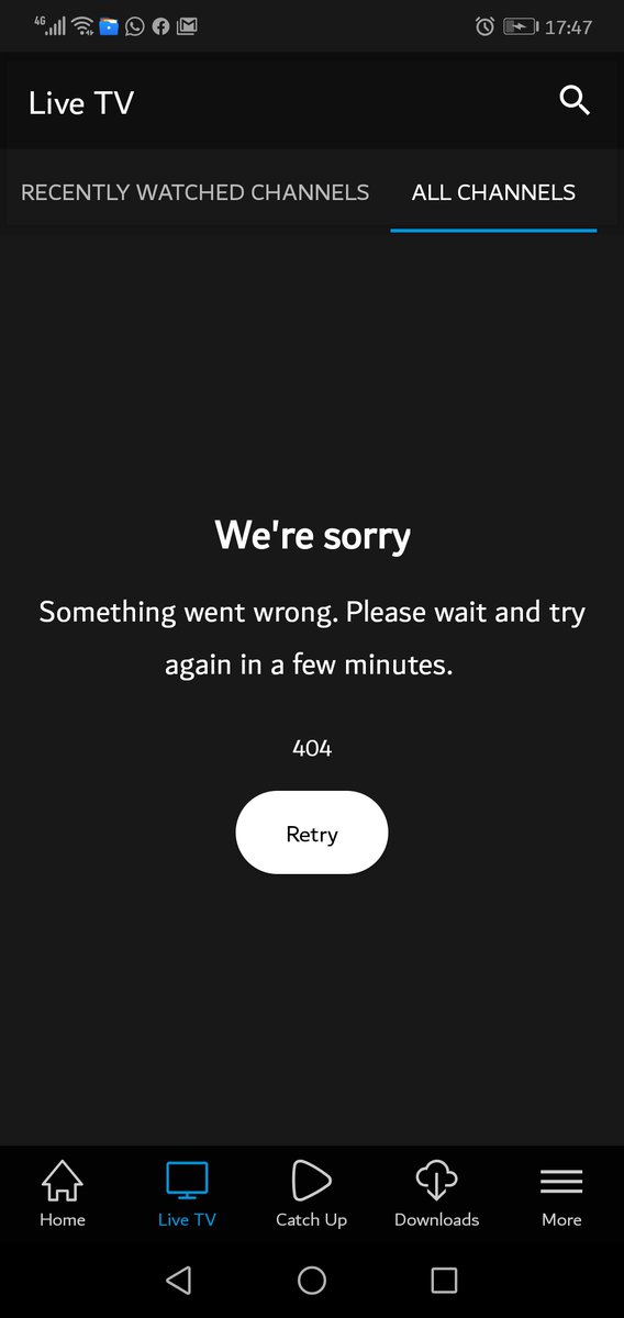 ArdieGabriel's tweet photo. Hi #DStv403, how do I solve this problem, I'm failing to access all channels on my dstv now app https://t.co/tim6A6eesO