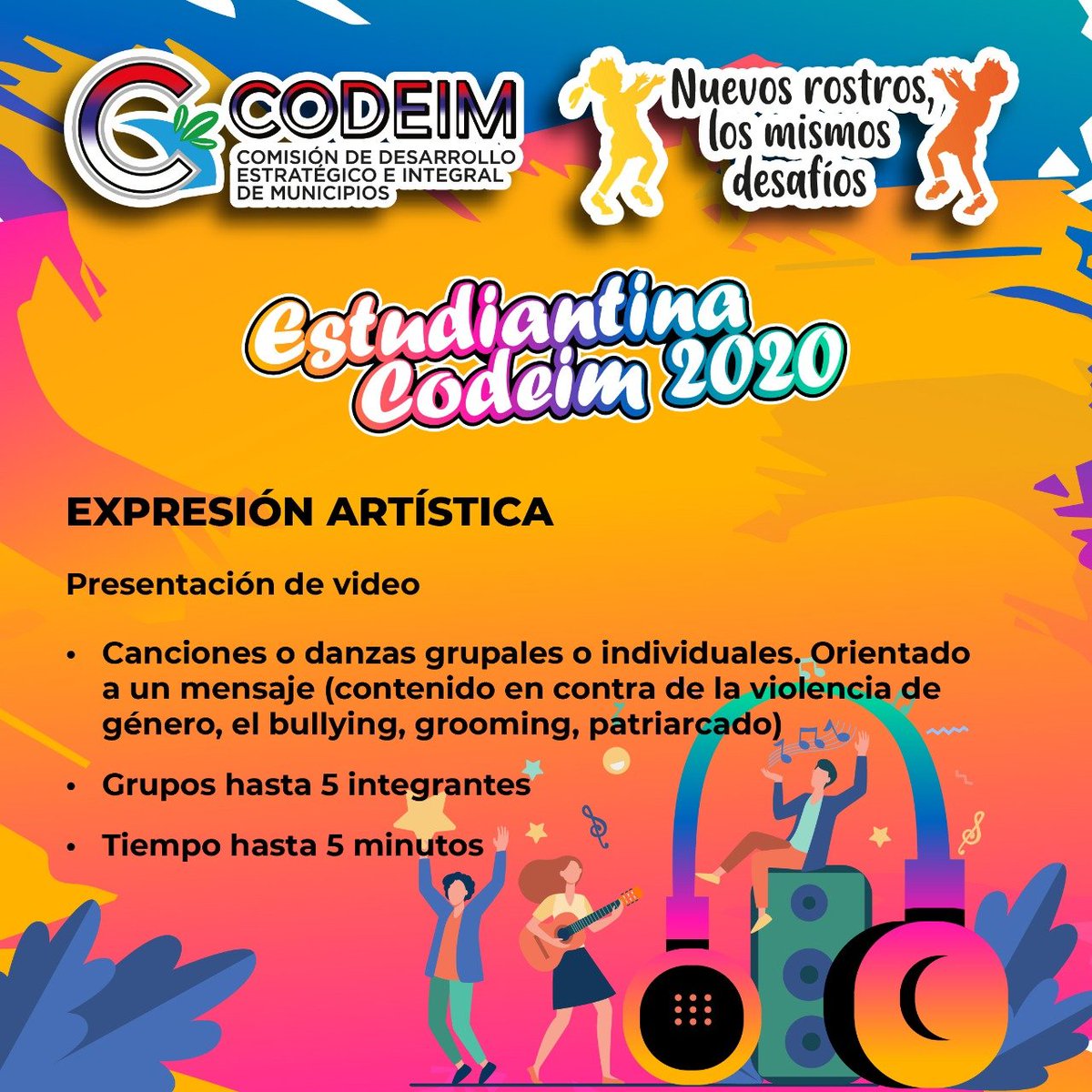 codeimisiones's tweet image. Estudiantina 
CODEIM 2020 VIRTUAL.
No podes quedarte si participar !!!
#SomosCodeim