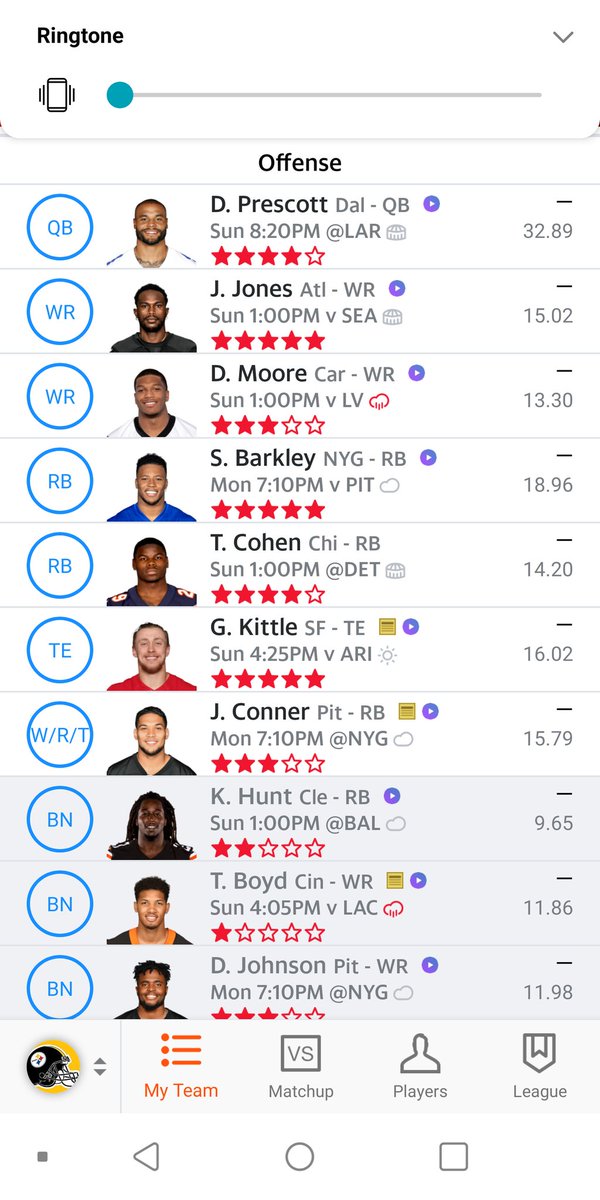 strayer00's tweet photo. @FF_Casanova @DynastyTradesHQ 10 team ppr https://t.co/bnFU15tiKq