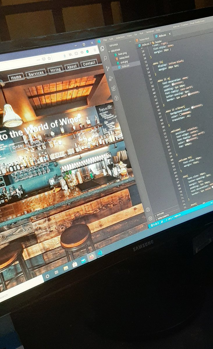 Snega_anbzhgn's tweet image. Learning Css, it's kind of fun. Wanted to change a lot of things about this one. Hope I will learn better day by day and correct things.
#100DaysOfCode #Day1ofcode