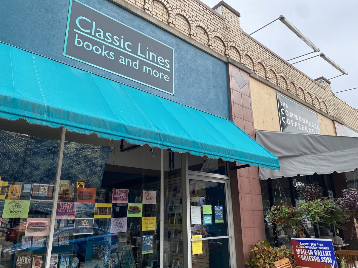 Great coffee and good books #partnership #SmallBusiness ⁦<a href="/SquirrelHillMag/">SHUC</a>⁩