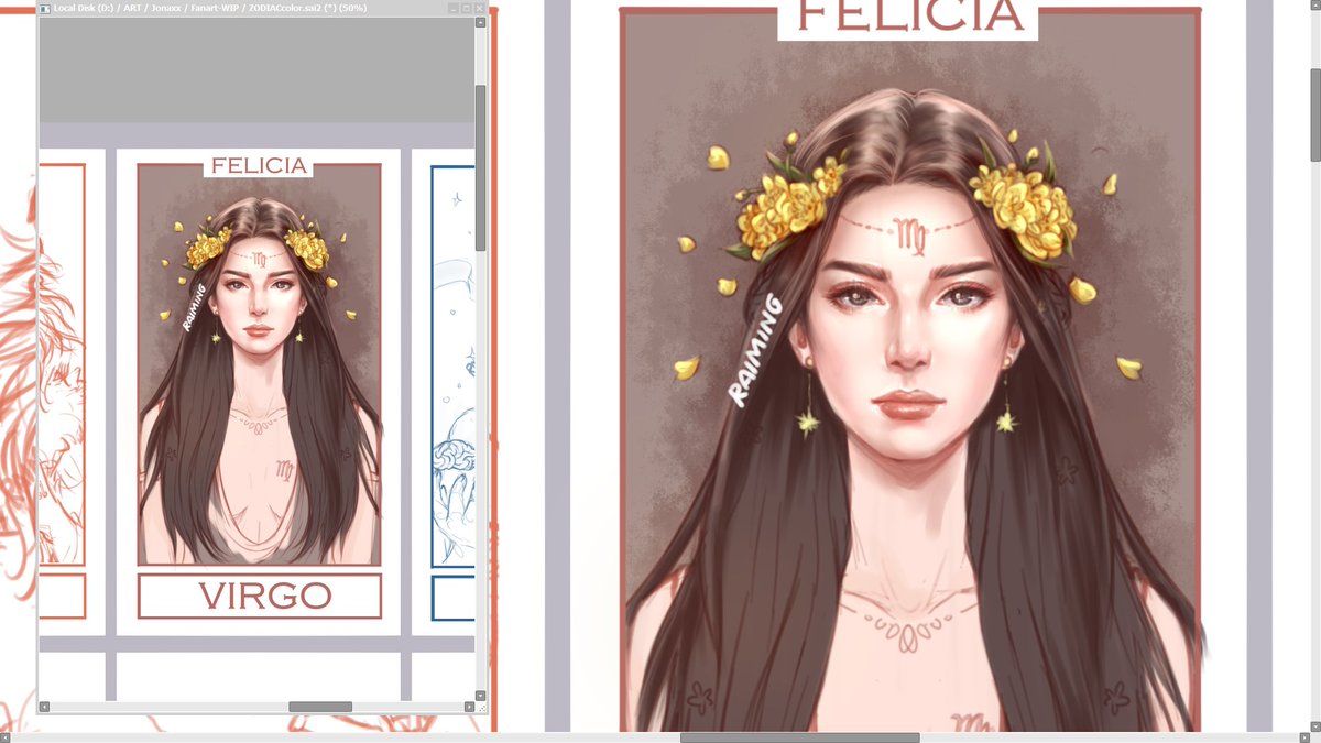 raimingfox's tweet photo. Felicia kuno as Virgo Sign haha testing lang kulay. char char lang sa shading.

Murag ambot lels https://t.co/UfbZOB6k6i