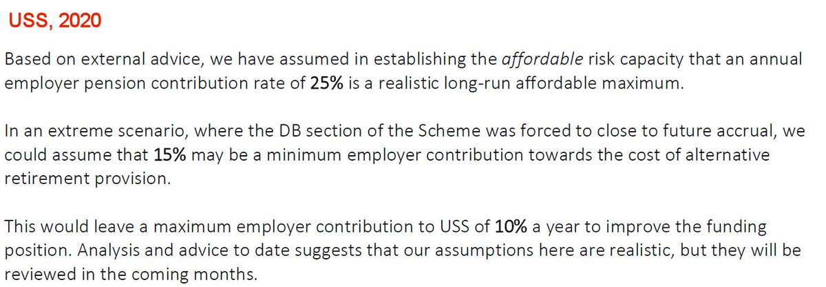 I mean,  @FirstActuarial's 2014 analysis by  @RedActuary and  @Derek_Benstead had it all. And no-one at  #USS (bar Jane Hutton) was listening. For example, Here's  #USS now admitting an error of logic pointed out by Hilary and Derek in 2014. 3/