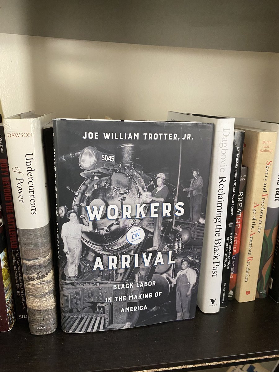 CulturedModesty's tweet photo. I enjoy reading historiographic essays to supplement my #CompsReading and Dr. Trotter’s newest @ucpress book has a tremendous one! A great book to read to commemorate #LaborDay2020 #Blktwitterstorians @SouthernLaborSA @TheSouthernSHA @ABWHTruth @DukeAAAS @robgreeneII @ProfTDParry https://t.co/xaWvfjpRLH