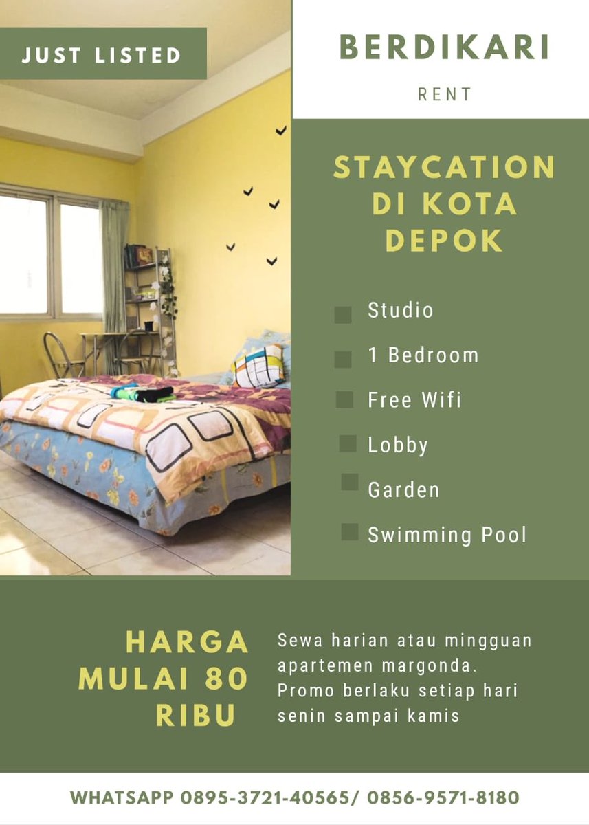DepokStaycation's tweet photo. @andihiyat https://t.co/Xq9tTr5Vkl