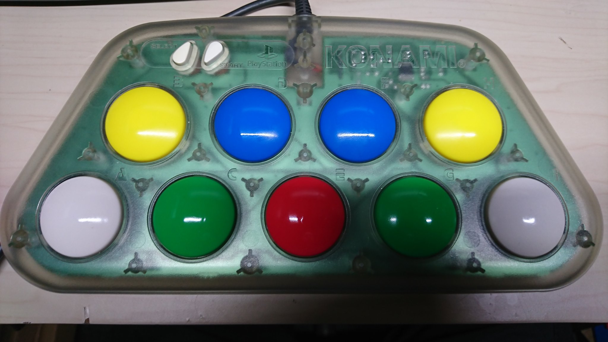 比較的美品 ポップンミュージック コントローラー 静音化 メンテ