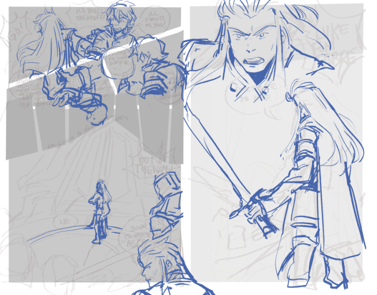 thumbnails and roughs.. 