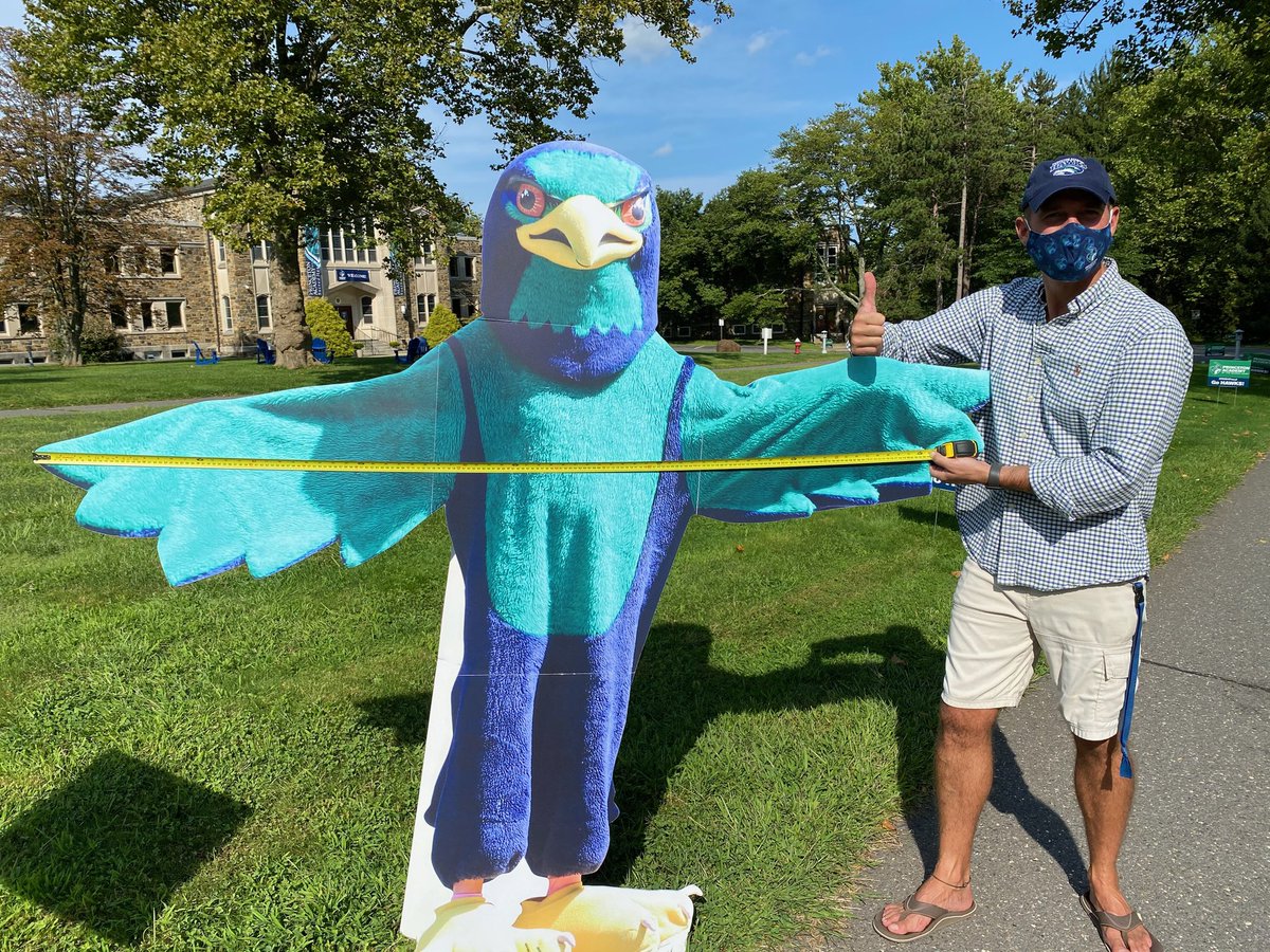 rikdugan's tweet photo. So excited to welcome our new families to @PrincetonAcadSH tomorrow for New Family Orientation - our #school #community is NEW because of you! Fun fact: Hawkโs wingspan is exactly 6 feet! #PhysicalDistancing = 1 Hawk Wingspan #PASHForward #Fall2020Reopening #HeCanBe #PASHProud https://t.co/lqT8hPbYYa