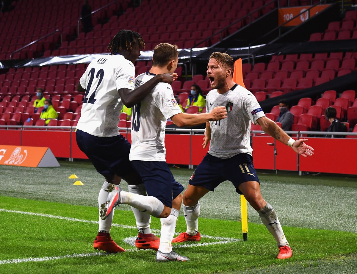 #Nazionale 🇮🇹
Un eurogol di Nicolò #Barella regala all’#Italia una meritata vittoria in casa dei #PaesiBassi

➡️ L'articolo: bit.ly/2Gw1xwC

Grande prestazione della squadra di #Mancini tre giorni dopo il pareggio con la Bosnia Erzegovina.
#Azzurri in testa al girone