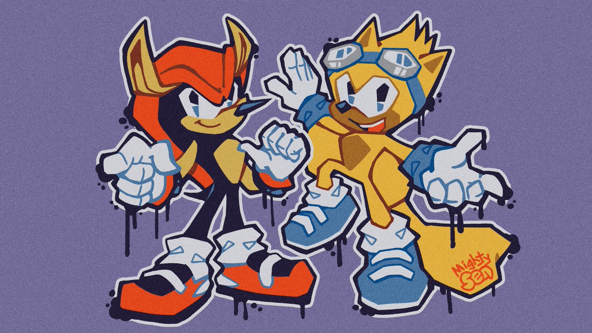 My art is featured in <a href="/SonicGT9/">Sonic GT</a>! Have you found it in the game yet? It's hidden somewhere in Sunset Boulevard. If you find it, feel free to snap a picture of it and show me! #SonicGT #SAGE2020