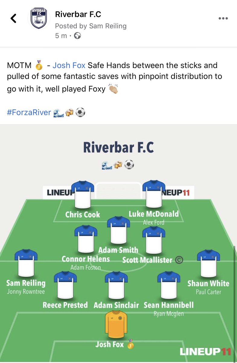 River Bar Football Club tweet media