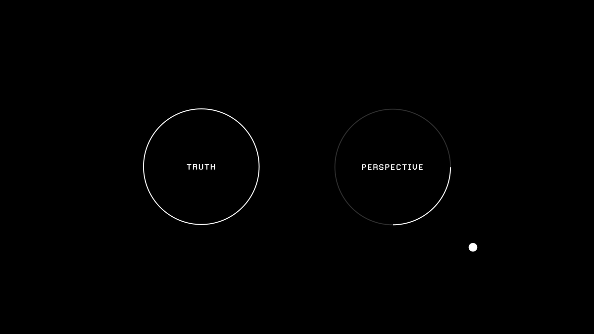 8/ What you see depends on where you're standing.