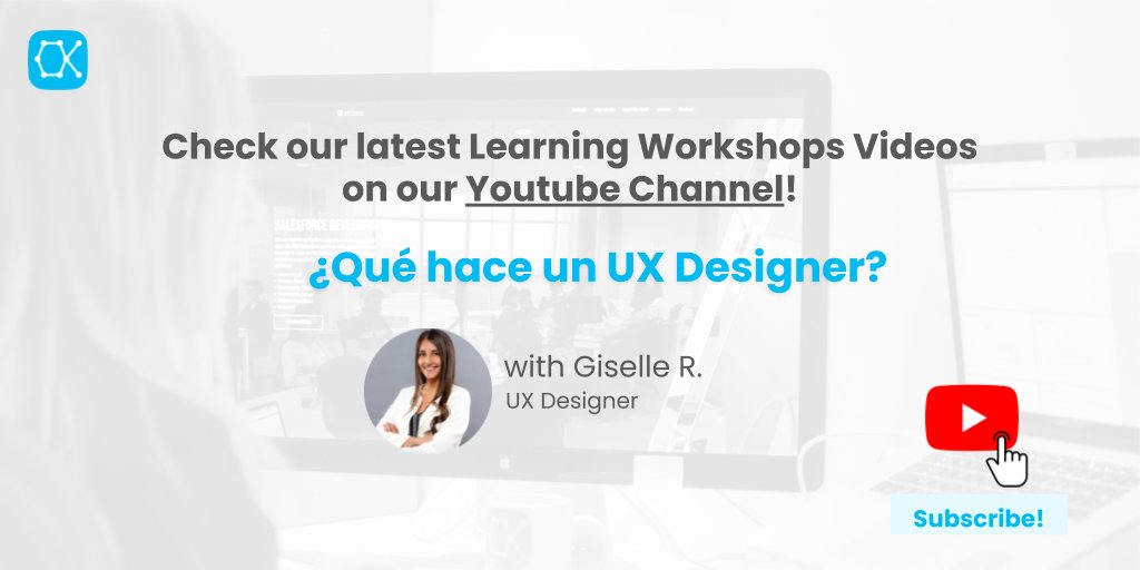 OktanaCorp's tweet image. Learn how to start your career in #UX Design with Giselle!
👉  bit.ly/355L38J (video in Spanish)
#UserExperience #SalesforceDesign #SalesforcePartner
