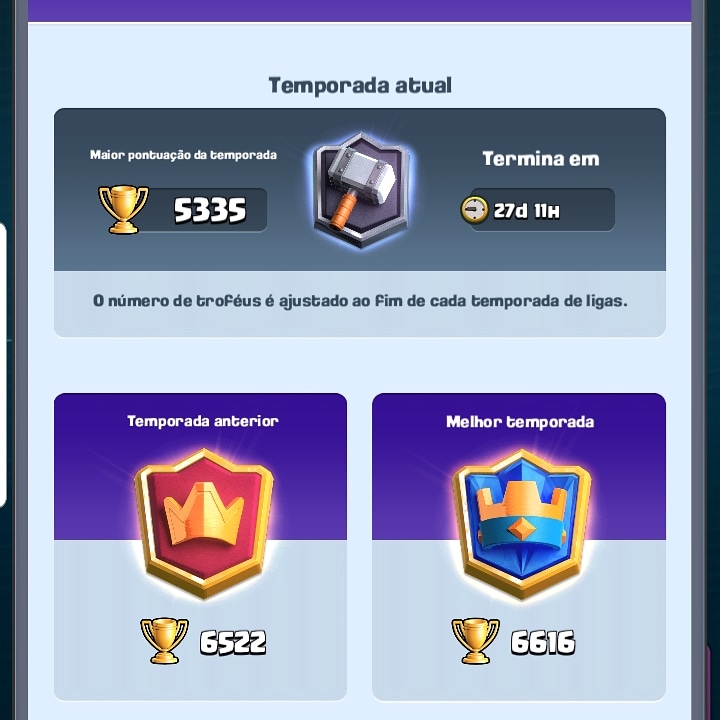 GivaPontes's tweet photo. Acabou a temporada e tb o deck vou ter que mudar para subir infelizmente. https://t.co/0KZbtZgzBN