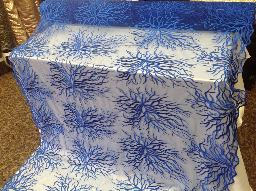 Check out this product 😍 Luxurious Egg Royal Blue Embroidered Root Design Mesh Lace Fabric Fashion By... 😍 
by Supreme Acoustics starting at $24.99. 
Show now 👉👉 shortlink.store/01BYXKGR-y