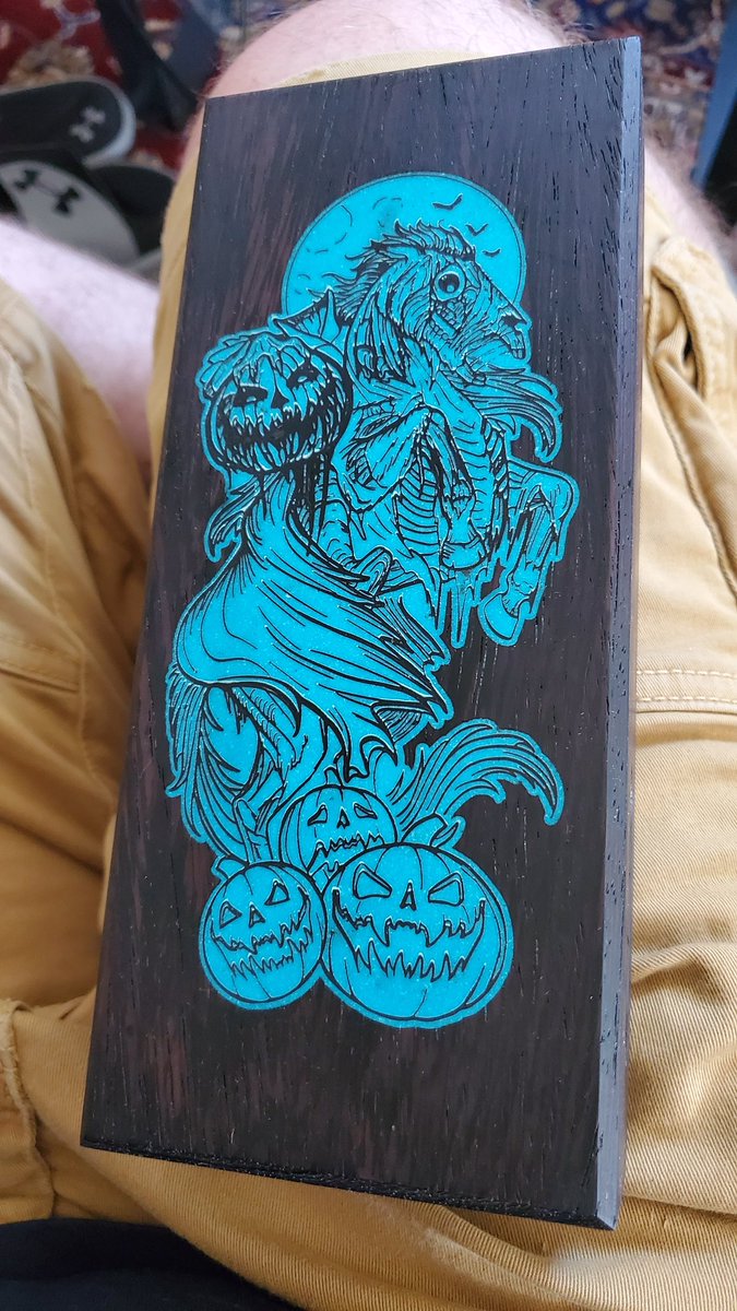 rhinosaur's tweet photo. My @WyrmwoodGaming #CorruptedCollection Headless Horseman finally arrived. As always, fantastically crafted and beautiful. #Wyrmwood https://t.co/4E1uoyzsrh
