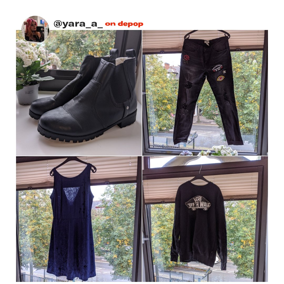 Uploaded a few items on Depop, check it out / give it a follow if you're interested 😊
depop.app.link/DndSh8SZA9