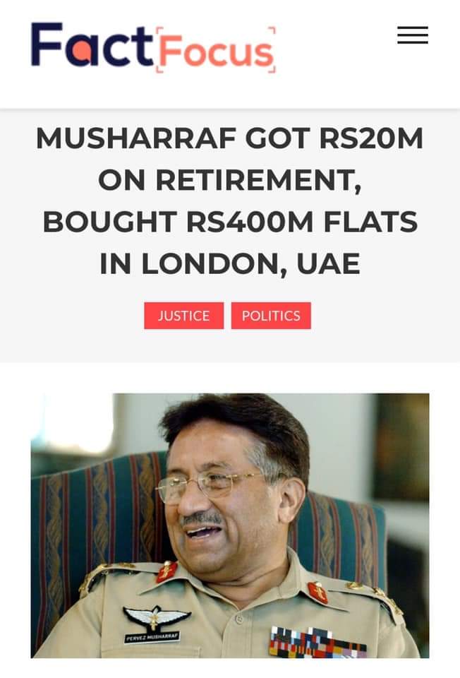 shamschandio8's tweet image. An other Scandal of (R) Dictator General Musharaf.
#AccountabilityForAll